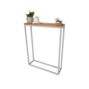 Console table Linea Wood | White Aluminium