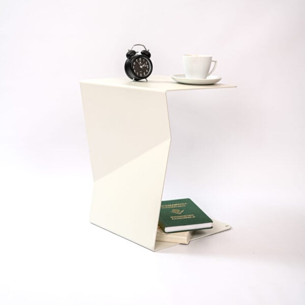 Side table Zetta | Grey White - Image 3