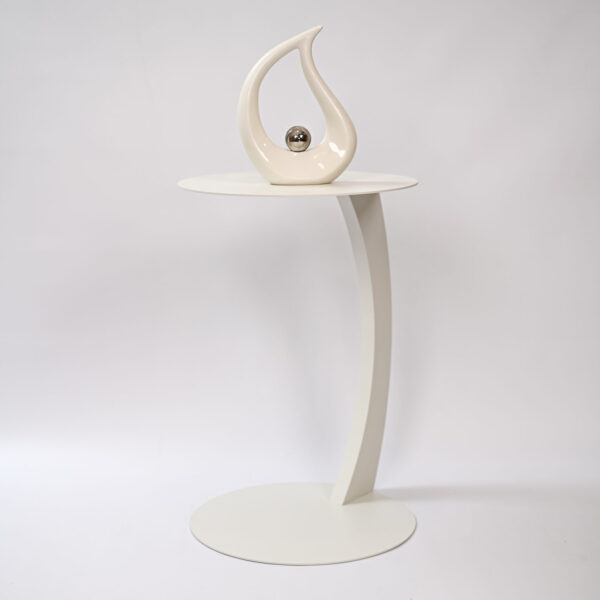 Side table Mirka | Grey White - Image 3