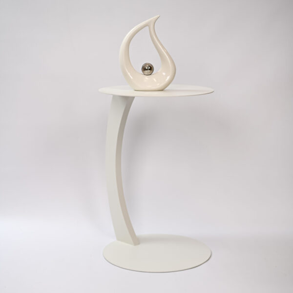 Side table Mirka | Grey White - Image 2