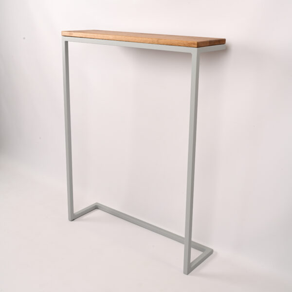 Konsolentisch Verto Wood | Weißes Aluminium – Bild 2