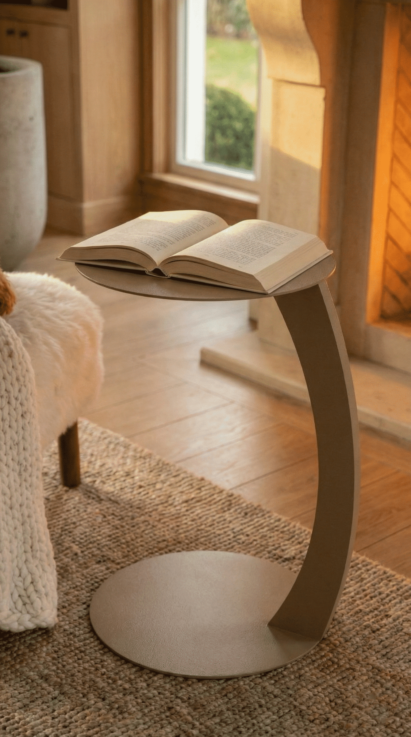 Side table Mirka | Grey Beige