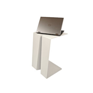 Table d'appoint Cubo | Gris Blanc
